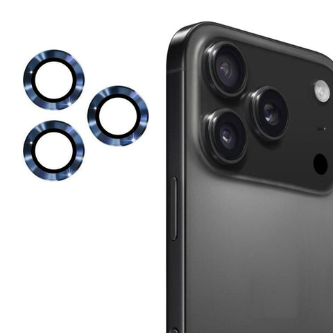 For iPhone 17 Pro Single Metal Ring Camera Lens Tempered Glass Screen Protector CMA002