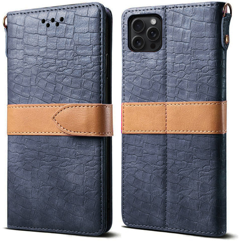 For iPhone 11 Pro Max Case Leather Flip Wallet Cover FWC100