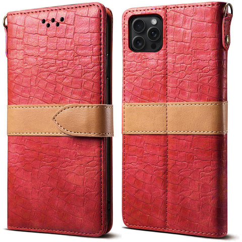 For iPhone 11 Pro Max Case Leather Flip Wallet Cover FWC100