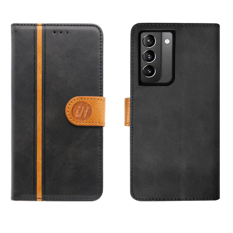 For Galaxy S21 Plus Case Leather Flip Wallet Cover FWC104