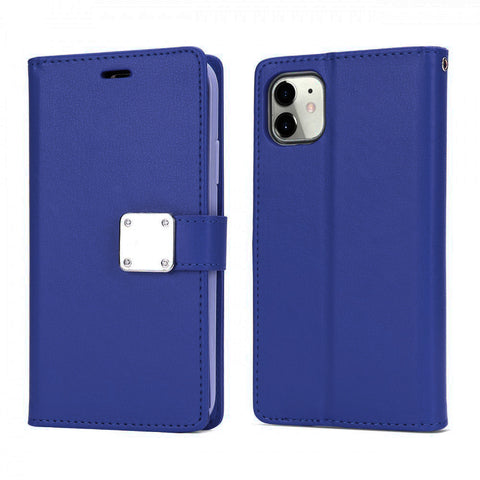 For iPhone 12 Case Leather Flip Wallet Cover FWC117