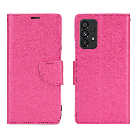 For Galaxy A53 Case Leather Flip Wallet Cover FWC120