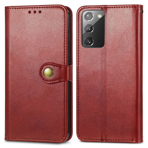For Galaxy Note 20 Ultra Case Leather Flip Wallet Cover FWC94