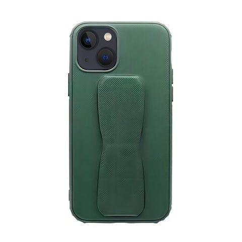 For iPhone 13 Mini Case with Magnetic Fold Stand Hard Cover HDL107