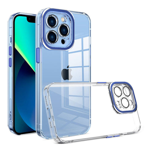 For iPhone 16 Pro Case with Camera Protective Clear Hard Cover HDL124