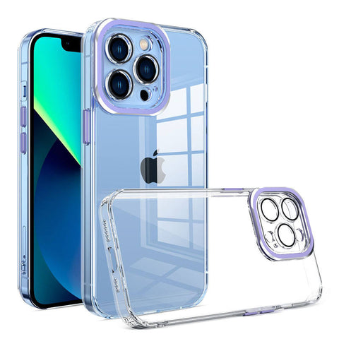 For iPhone 16 Pro Case with Camera Protective Clear Hard Cover HDL124