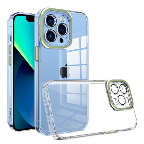 For iPhone 16 Pro Case with Camera Protective Clear Hard Cover HDL124
