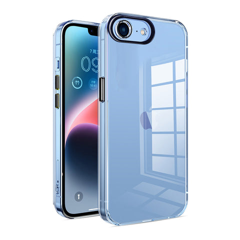 For iPhone 16e Case with Camera Protective Clear Hard Cover HDL124