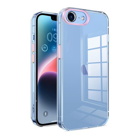 For iPhone 16e Case with Camera Protective Clear Hard Cover HDL124