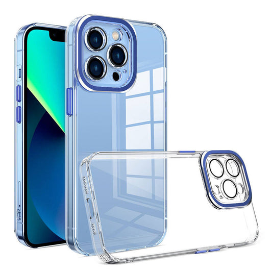 For iPhone 16 Pro Case with Camera Protective Clear Hard Cover HDL124