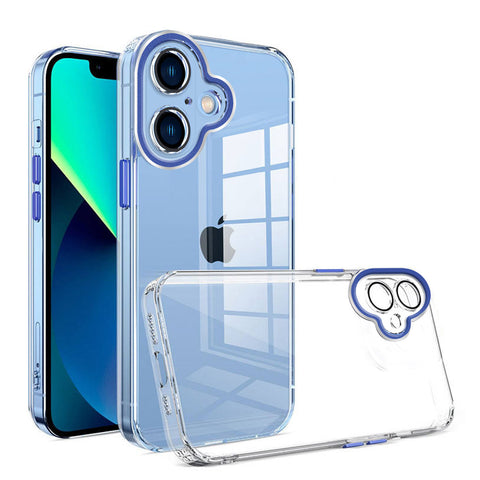 For Apple iPhone 18 Case with Camera Lens Protective Clear Back Cover HDL124
