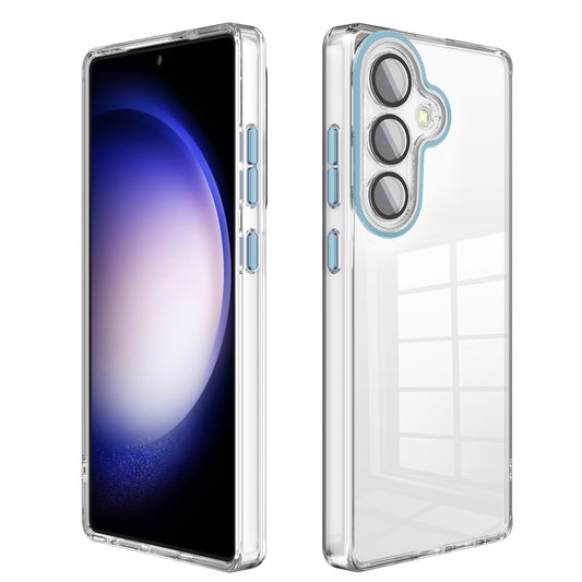 For Galaxy S25 Case with Camera Protective Clear Hard Cover HDL124
