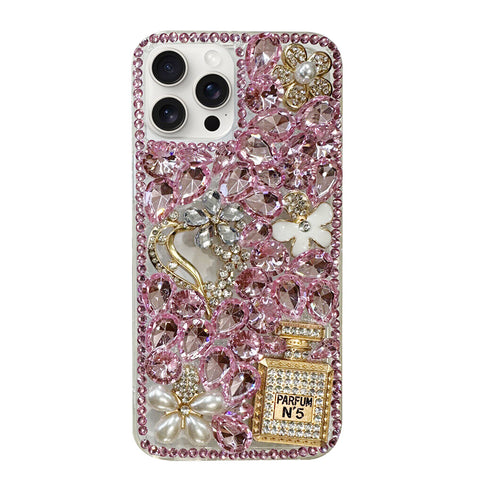 For iPhone 13 Pro Case with Bling Rhinestones Hard Cover HDL129