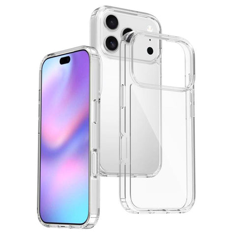 For Apple iPhone 17 Pro Case Clear Transparent Crystal Hard Back Cover 6.3-inch HDL132