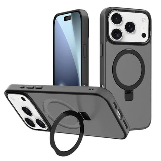 For Apple iPhone 17 Pro Case Kickstand Ring Shockproof Hard Back Cover 6.3-inch HDL138