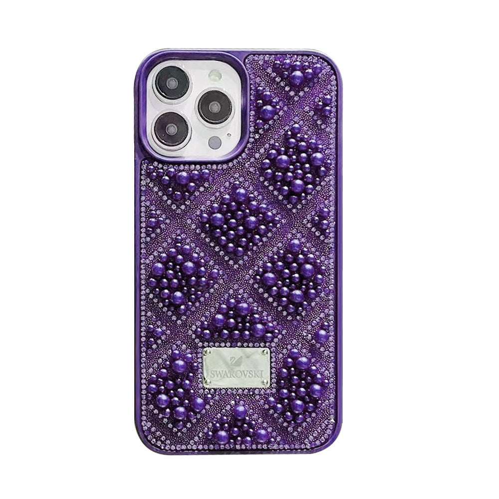 For iPhone 15 Pro Max Case with Bling Rhinestones Hard Cover HDL141 – IHWIRELESS For iPhone 15 Pro Max Case with Bling Rhinestones Hard Cover HDL141 – IHWIRELESS