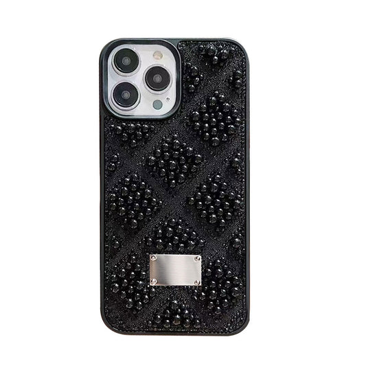 For iPhone 14 Pro Max Case with Bling Rhinestones Hard Cover HDL141