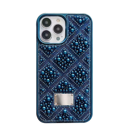 For iPhone 14 Pro Max Case with Bling Rhinestones Hard Cover HDL141