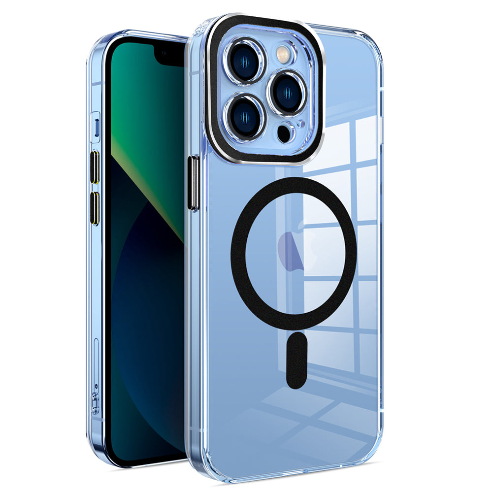 For iPhone 16 Pro Case with Camera Protective Magsafe Charging Clear Hard Cover HDL142