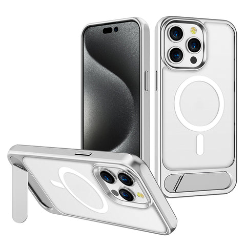 For iPhone 15 Pro Max Case with Magsafe Charging and Kickstand Hard Cover HDL143