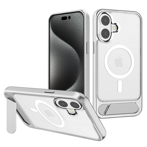 For iPhone 16 Case with Magsafe Charging and Kickstand Hard Cover HDL143