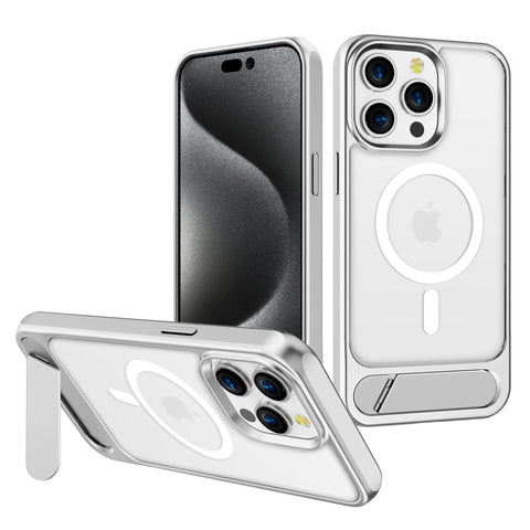 For iPhone 15 Pro Max Case with Magsafe Charging and Kickstand Hard Cover HDL143
