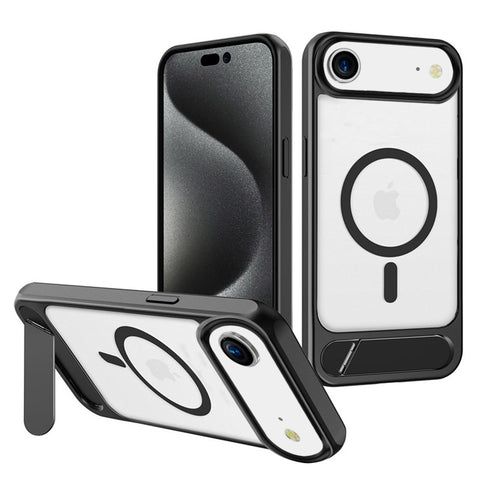 For Apple iPhone 17 Air Case Kickstand Shockproof Clear Hard Back Cover 6.6-inch HDL143