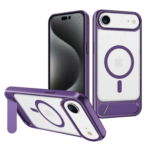 For Apple iPhone 17 Air Case Kickstand Shockproof Clear Hard Back Cover 6.6-inch HDL143