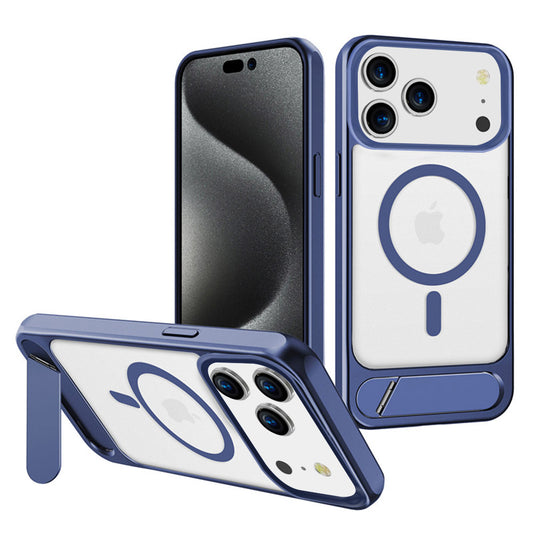 For Apple iPhone 17 Pro Max Case Kickstand Shockproof Clear Hard Cover 6.9-inch HDL143