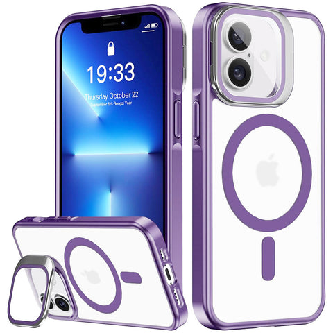 For Apple iPhone 17 Case Camera Lens Protective Stand Hard Back Cover 6.3-inch HDL147