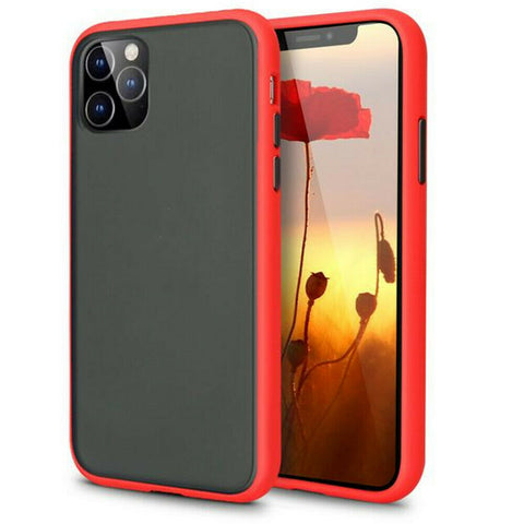 For iPhone 11 Pro Max Case with Color Push-button Matt Hard Cover HDL93