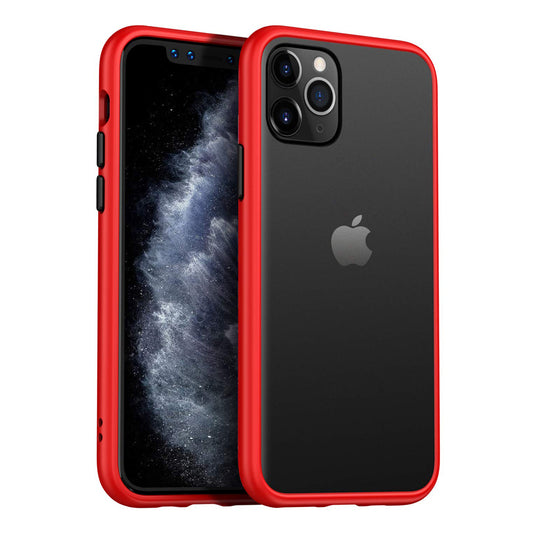 For iPhone 12 Pro Max Case with Color Push-button Matt Hard Cover HDL93