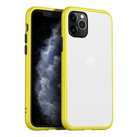 For iPhone 12 Pro Max Case with Color Push-button Matt Hard Cover HDL93