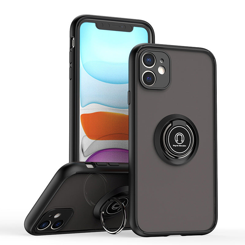 For iPhone 11 Case with Magnetic Ring Hard Cover HDL99