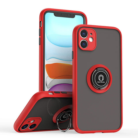 For iPhone 11 Case with Magnetic Ring Hard Cover HDL99
