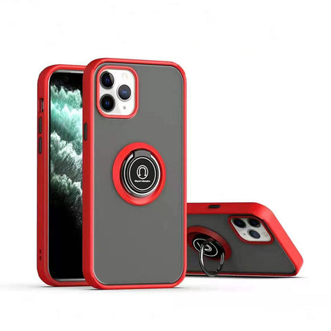 For iPhone 13 Pro Case with Magnetic Ring Hard Cover HDL99