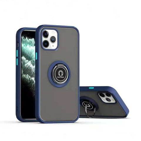 For iPhone 13 Pro Max Case with Magnetic Ring Hard Cover HDL99