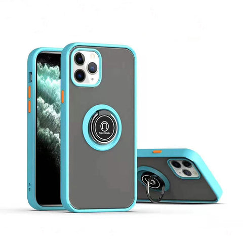 For iPhone 13 Pro Case with Magnetic Ring Hard Cover HDL99