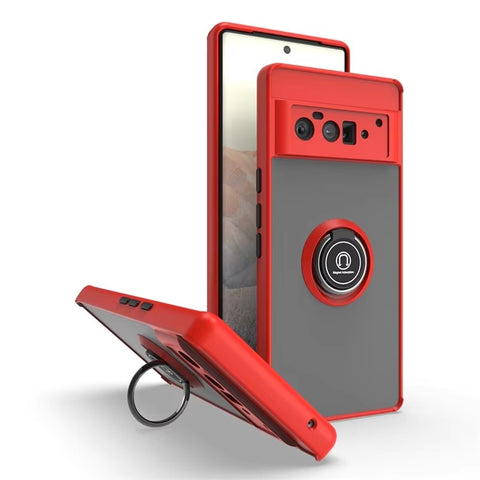 For Google Pixel 6 Pro Case with Magnetic Ring Hard Cover HDL99