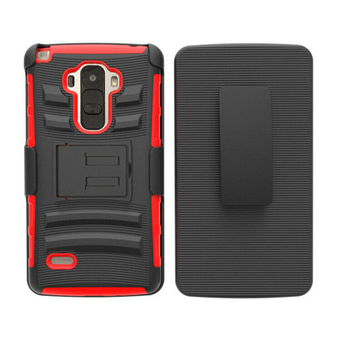For LG G Stylo LS770 Case with Combo Clip Holster Cover HPC43