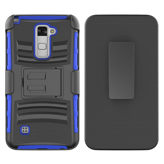 For LG Stylo 2 LS775 Case with Combo Clip Holster Cover HPC43
