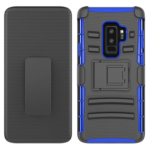 For Galaxy S9 Plus Case with Combo Clip Holster Cover HPC43