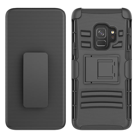 For Galaxy S9 Case with Combo Clip Holster Cover HPC43