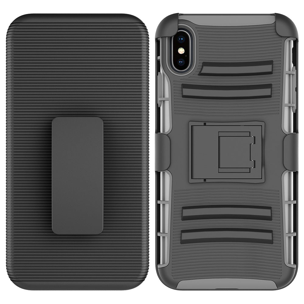 For iPhone X Xs Case with Combo Clip Holster Cover HPC43