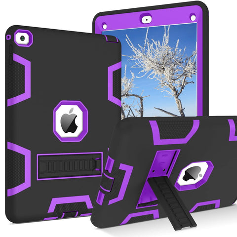 For iPad 5th 6th Air 1 Air 2 Case 9.7 inch Military Heavy Duty Cover MTY