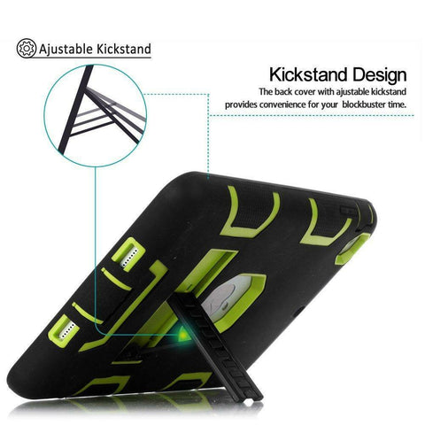 For iPad 5th 6th Air 1 Air 2 Case 9.7 inch Military Heavy Duty Cover MTY