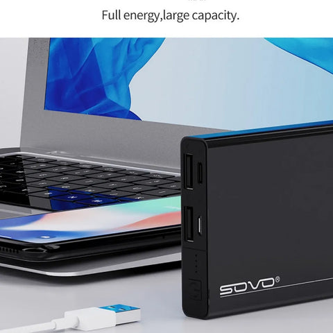 10000mAh Power Bank Portable Charger SOVO X06
