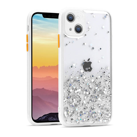 For iPhone 13 Case with Bling Rhinestones Soft Cover SFL103