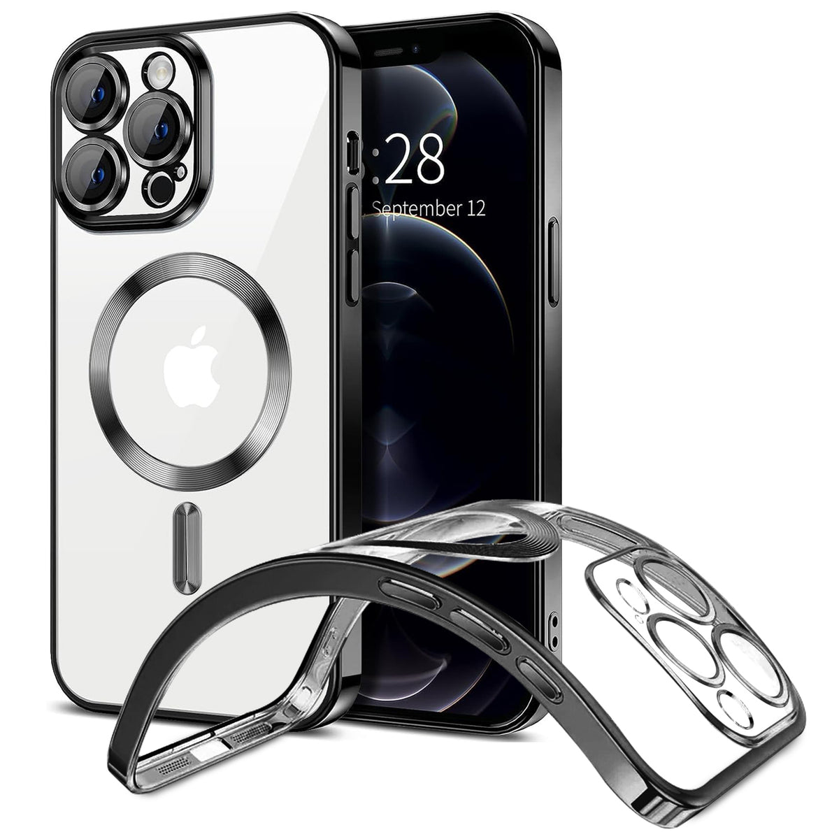 For iPhone 15 Pro Max Case with Magsafe Charging Soft Cover SFL113
