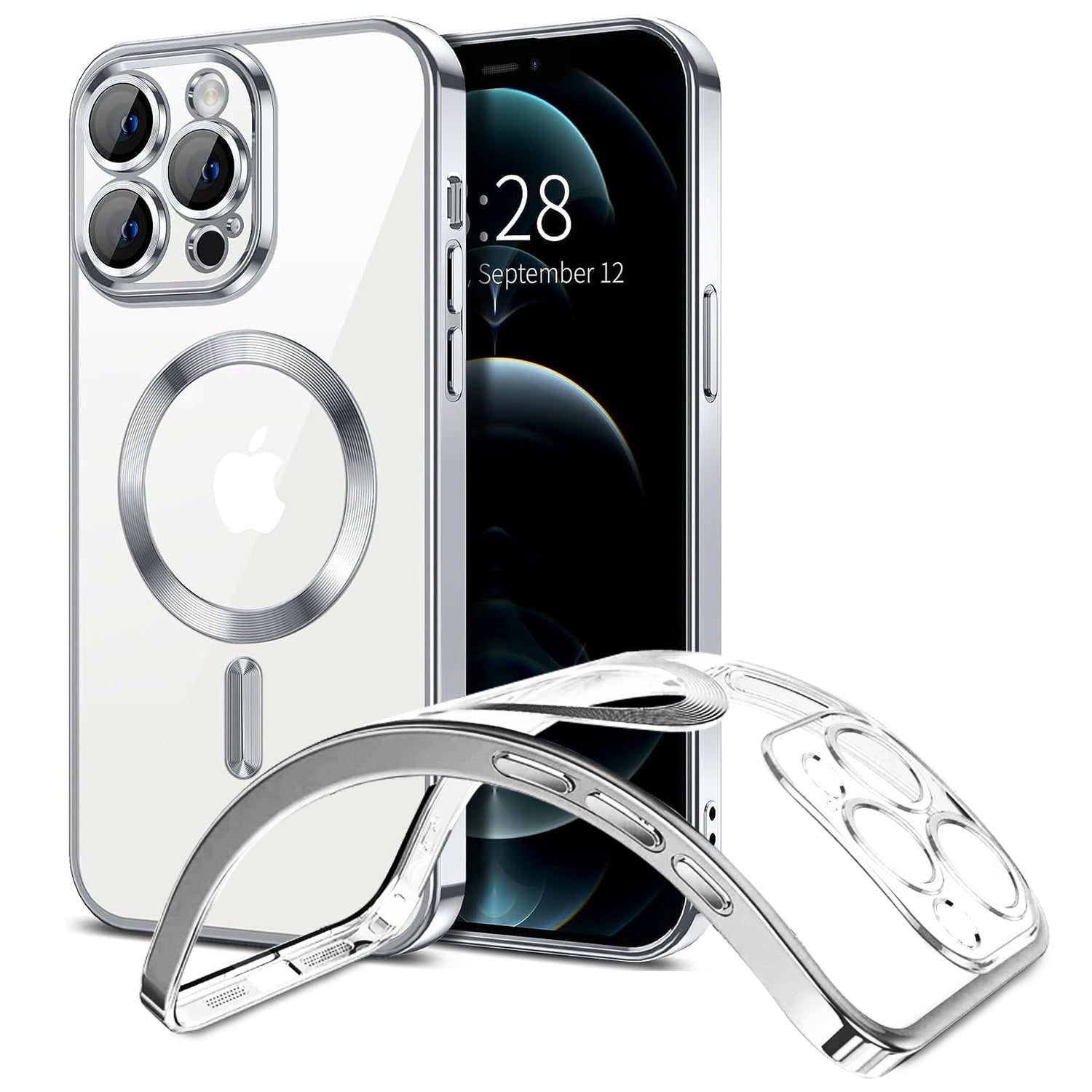 For iPhone 15 Pro Max Case with Magsafe Charging Soft Cover SFL113 IHWIRELESS For iPhone 15 Pro Max Case with Magsafe Charging Soft Cover SFL113 IHWIRELESS